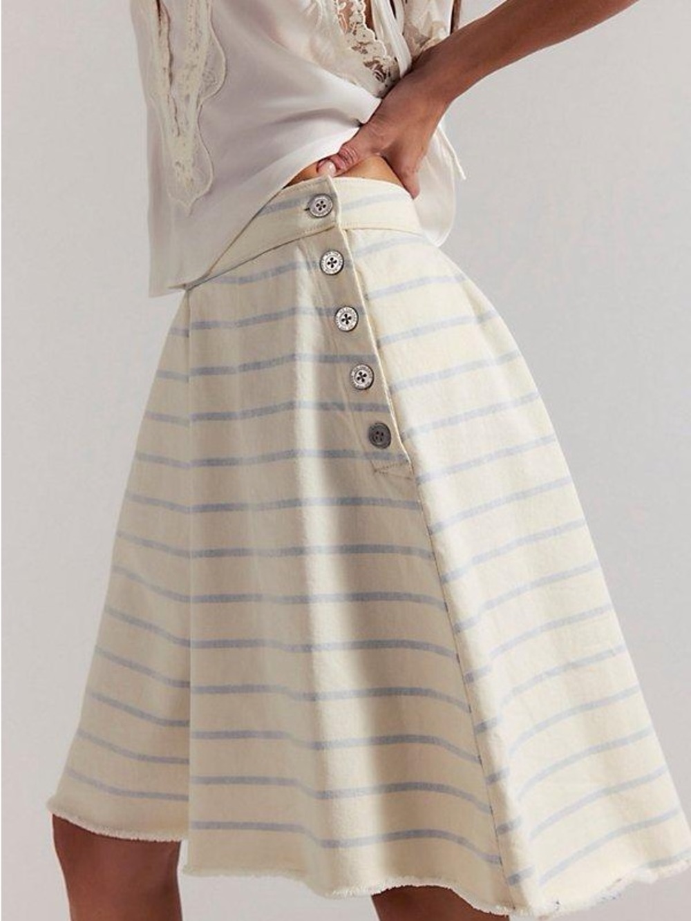 NWT Free People HighTide Stripe Long Shorts